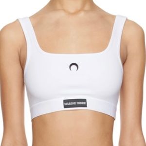 Marine Serre White Two Piece Set
